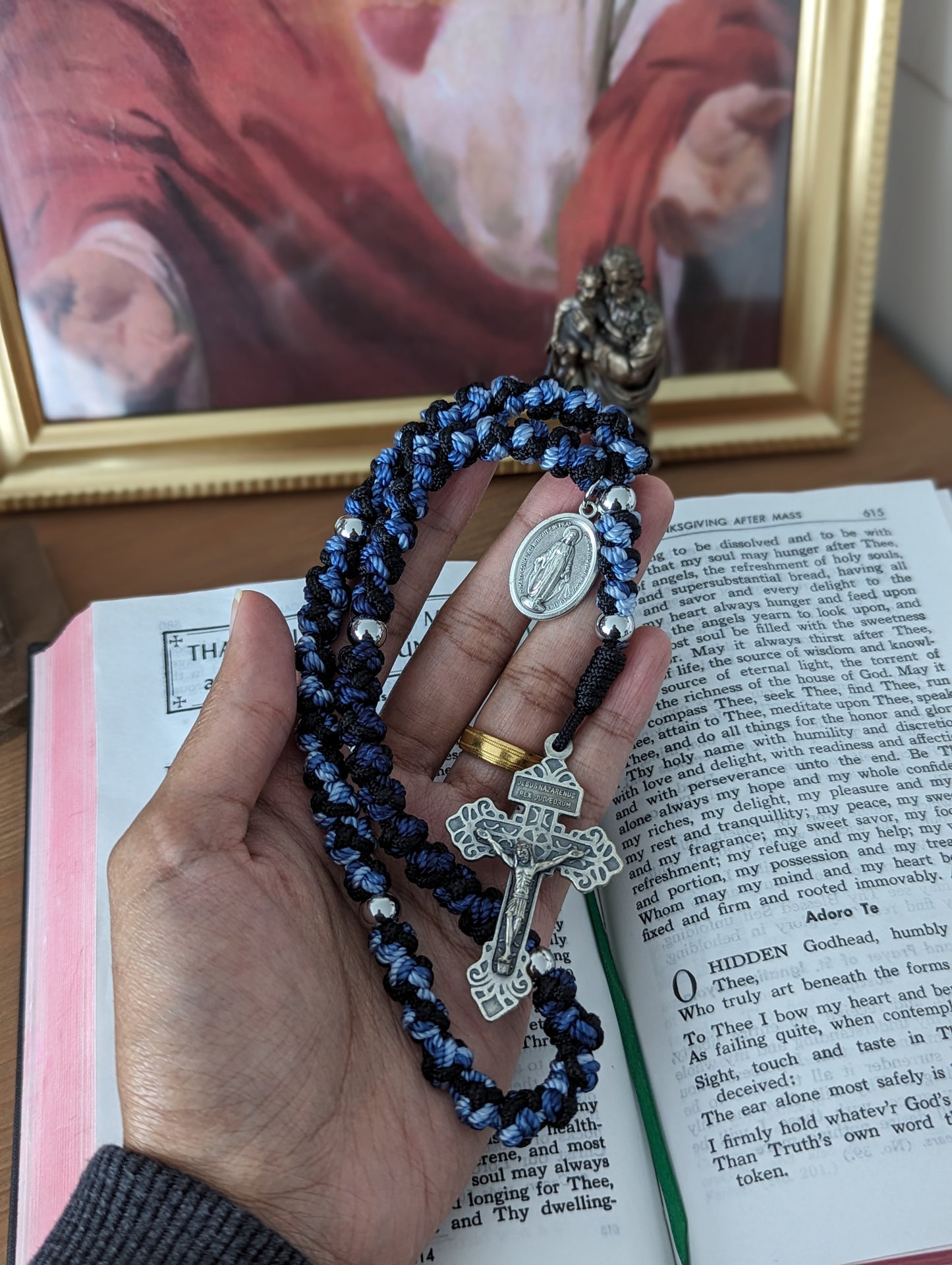 The Penitent's Rosary (Blue Ombre)