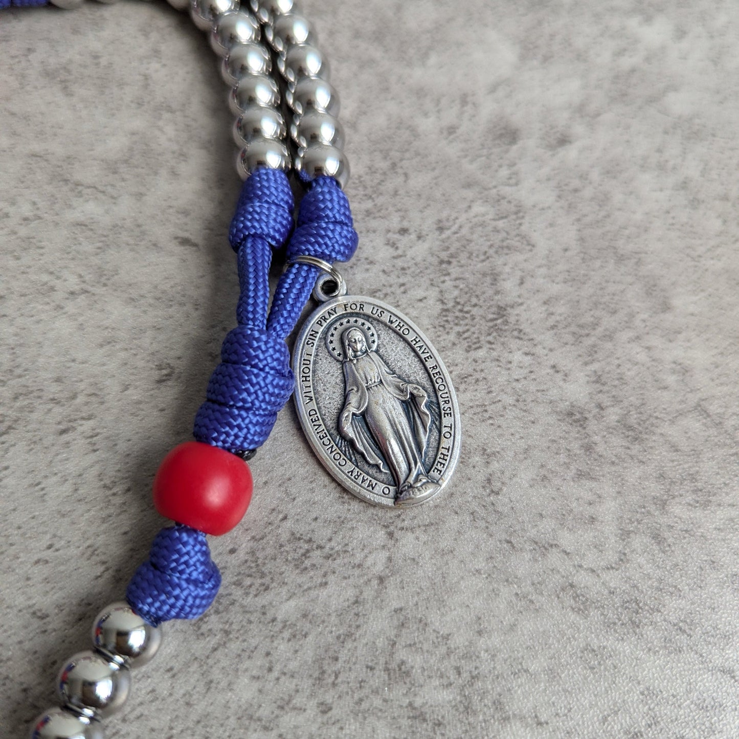 Miraculous Pardon Paracord Rosary